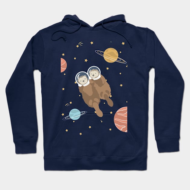 Astron-Otters Hoodie by Tilly-Scribbles